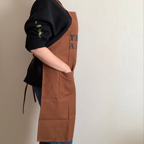 WP4   DAY USE W POCKET  APRON    “YES、I AM A MODEL”※正面に二つのポケットがございます。