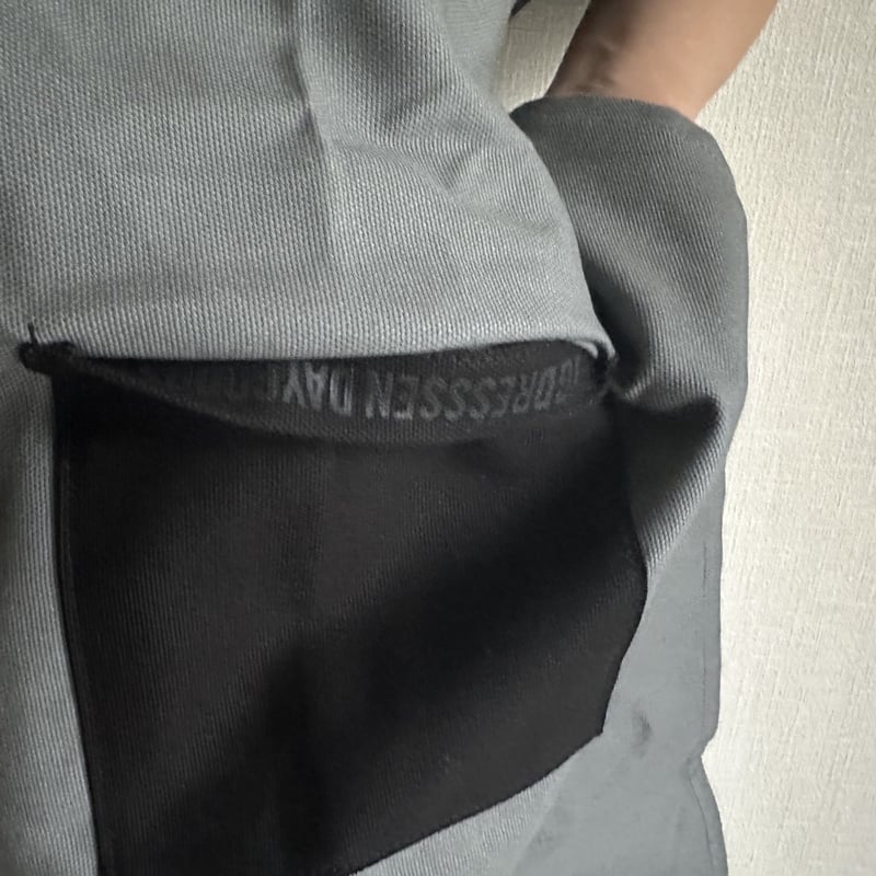 DRESSSEN エプロン グレー DRESSSEN × . AND READY オリジナルエプロン ［GREY×BLACK］キッ