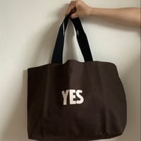 DTRDB1   TRAINING BAG ”YES/YES    DARK BROWN  COLOR  ※両面にYESのプリントがございます。