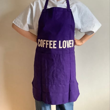 ⭐️[新発売] DRESSSEN  DRVPU7 REVERSIBLE  APRON“コーヒーラバー/ COFFEE LOVER ”PURPLE COLOR