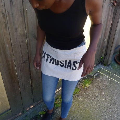 DRESSSEN  LW12 LOWER WALL APRON  "ENTHUSIAST"(腰巻きエプロンです)