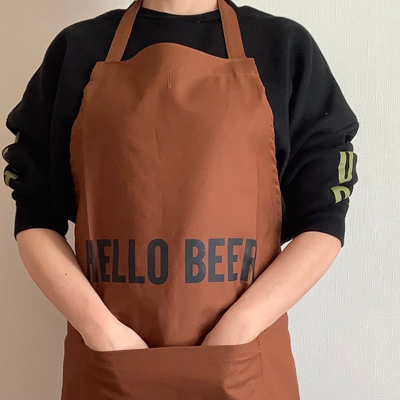 DRESSSEN DRVBRN2 REVERSIBLE APRON“HELLO BEER/ DRESSSEN DRVBRN2 REVERSIBLE APRON“HELLO BEER/