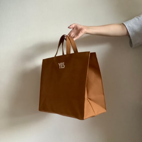 DRESSSEN  MARKET BAG [◉LARGE]  MLL3    “YES“  CAMEL COLOR