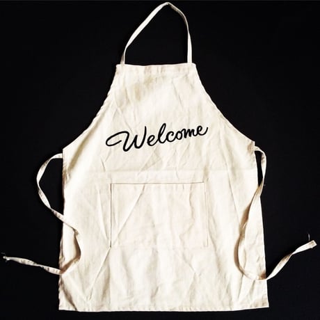 👦👧DRESSSEN KD10 KIDS APRON  "WELCOME"(※キッズエプロンです)
