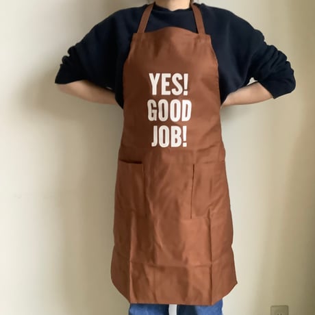 WPABNL2 DAY USE W POCKET     “YES！GOOD JOB！(生成りロゴ)
