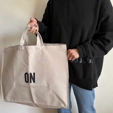 DRESSSEN MBSBXL12 MARKET  BAG  XLARGE “ON/OFF“(サンドベージュカラー)