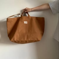 DRESSSEN  B2B5 BIG 2WAY BAG ”YES“   CAMEL   COLOR