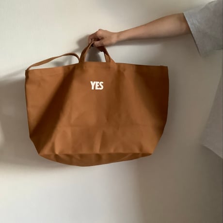 DRESSSEN  B2B5 BIG 2WAY BAG ”YES“   CAMEL   COLOR