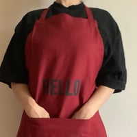 REVERSIBLE  APRON“HELLO/GOODBYE ”リバーシブルエプロン)