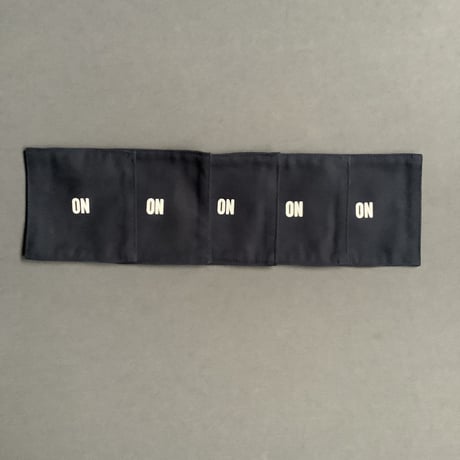 COAN2 REVERSIBLE COASTER “ON/OFF” (DARK NAVY COLOR)※５枚セットです。