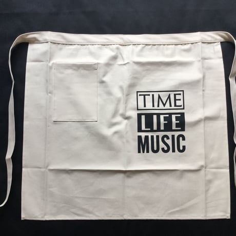 DRESSSEN lower wall long  LWL7  “TIME LIFE MUSIC”   (腰巻きエプロンです)