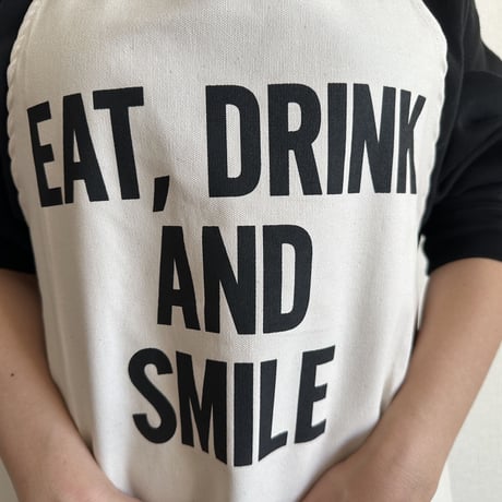 ADULT APRON #7  EAT,DRINK AND SMILE