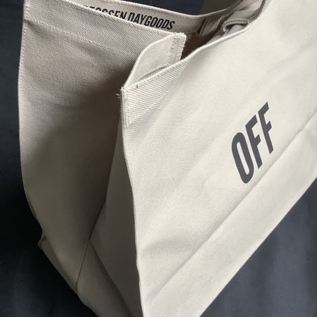 DRESSSEN MBSBXL12 MARKET  BAG  XLARGE “ON/OFF“(サンドベージュカラー)