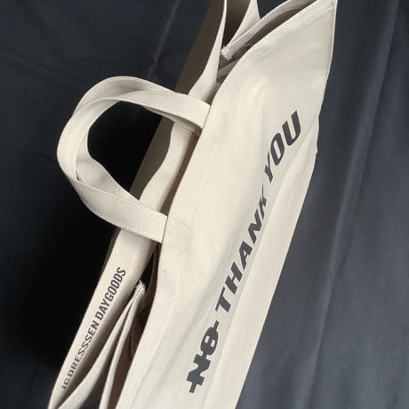 DRESSSEN MBSBXL10 MARKET  BAG  XLARGE “YES/NO THANKYOU※NOには➖線のあります。(サンドベージュカラー)