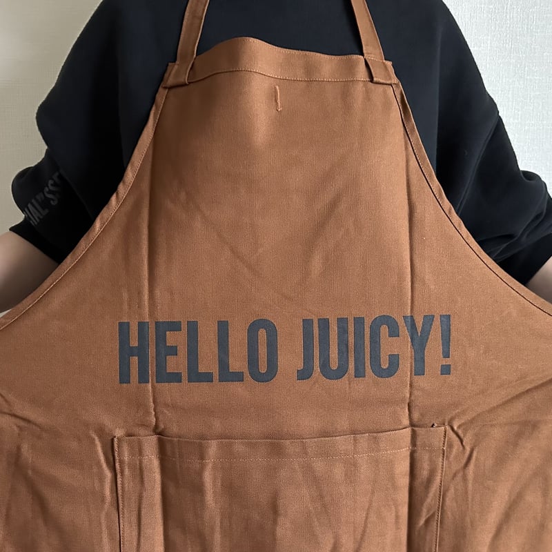 DRESSSEN DRVBRN5 REVERSIBLE APRON“HELLO HAMBE DRESSSEN DRVBRN5 REVERSIBLE APRON“HELLO HAMBE