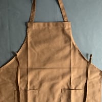 DOUBLE POCKET  APRON   ”NON  TITLE BROWN COLOR ”  ※こちらの商品は無地です　⭐️再入荷しました!