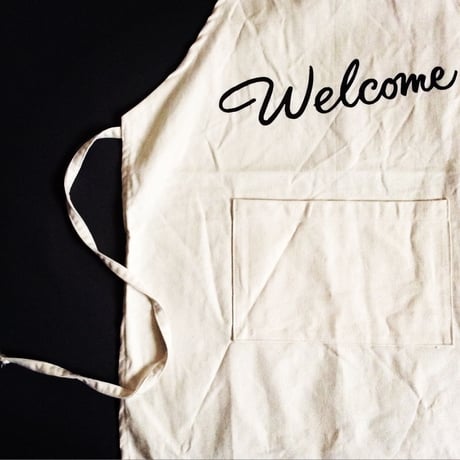 👦👧DRESSSEN KD10 KIDS APRON  "WELCOME"(※キッズエプロンです)