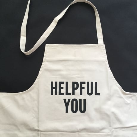 PR11  THE PROFESSIONAL APRON“ HELPFUL YOU “ ※首の紐をお好きな位置で結んで固定できます。