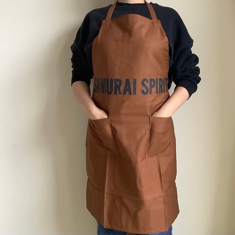 WPB7 DAY USE W POCKET  APRON   “SAMURAI SPIRIT”※正面に二つのポケット
