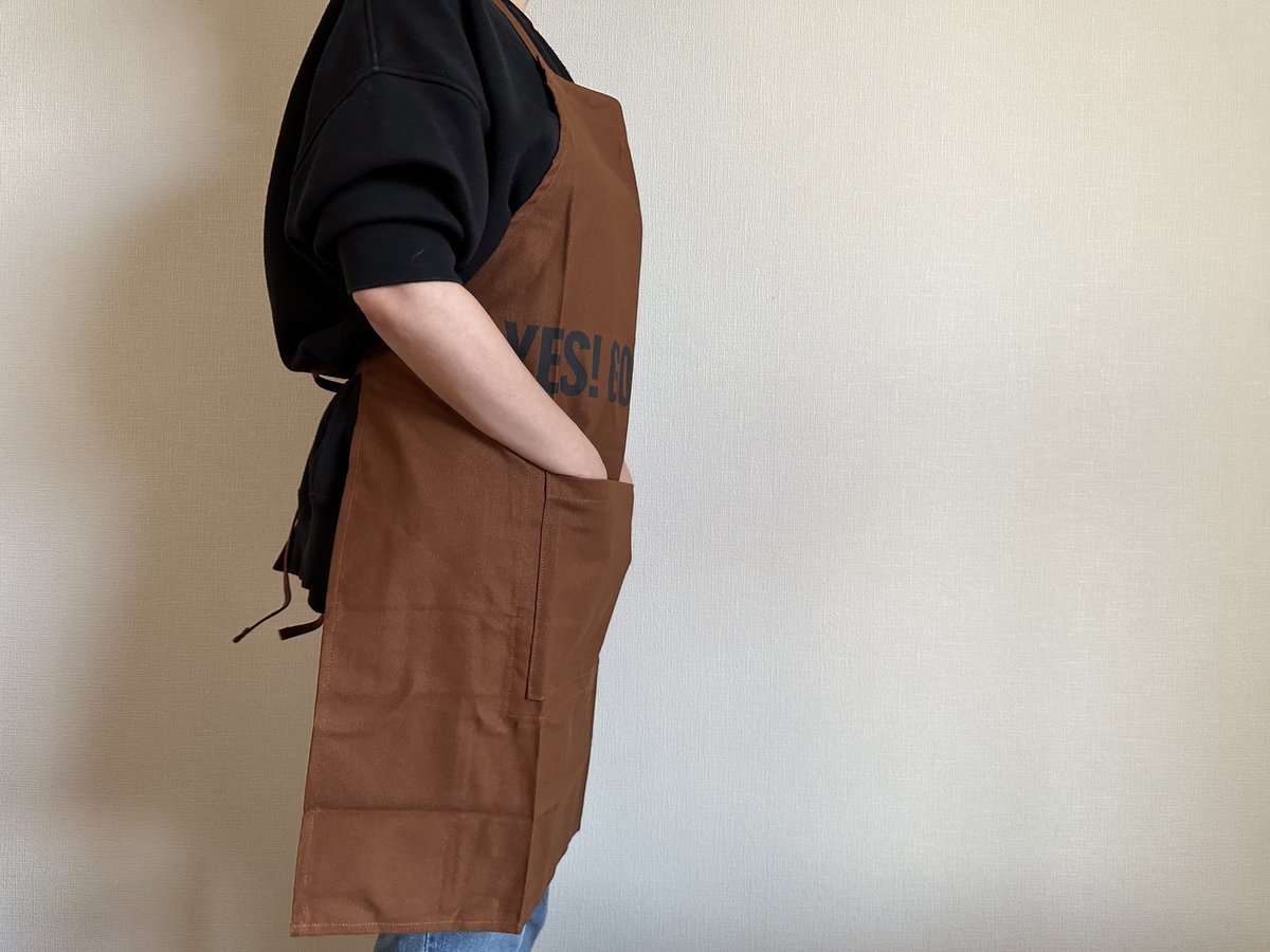 DRESSSEN DRVBRN7 REVERSIBLE APRON“YES!GOOD J DRESSSEN DRVBRN7 REVERSIBLE APRON“YES!GOOD J