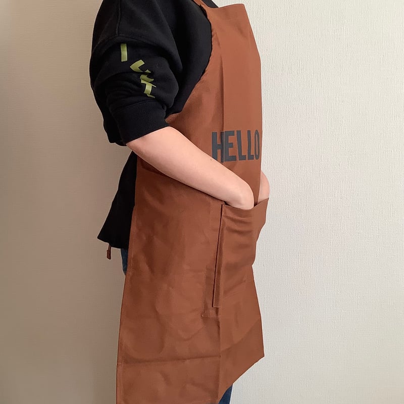DRESSSEN DRVBRN2 REVERSIBLE APRON“HELLO BEER/ DRESSSEN DRVBRN2 REVERSIBLE APRON“HELLO BEER/