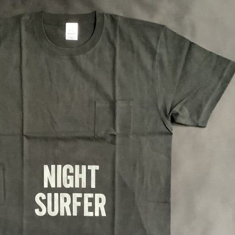 DRESSSEN  DSSB4 DRES“SPECIAL”SSEN   ”NIGHT SURFER“ T-SHIRTS (GREYロゴ) ●BLACK COLOR