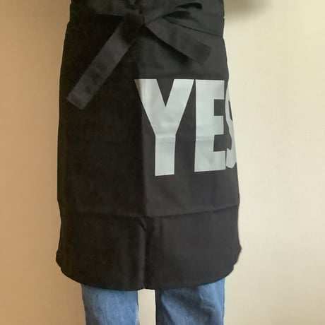 [⭐️7月新発売]DRESSSEN LWLBK1  “YES”APRON(腰巻きエプロンです)  BLACK  COLOR