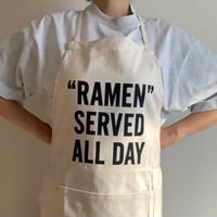 ADULT APRON #20   "RAMEN SERVED ALL DAY"