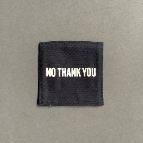 COAN1 REVERSIBLE COASTER “YES/NO THANKYOU (DARK NAVY COLOR)※５枚セットです。