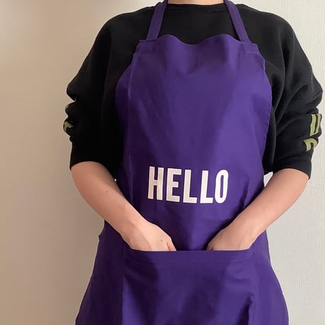 DRESSSEN  DRVPU3  REVERSIBLE  APRON“HELLO/GOODBYE ”