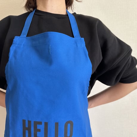 DRESSSEN  DRVBLU5 REVERSIBLE  APRON“HELLO/GOODBYE”リバーシブルエプロン)