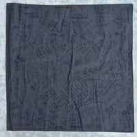 10B2   “10YEARS BANDANA “  (DARK GREY COLOR)