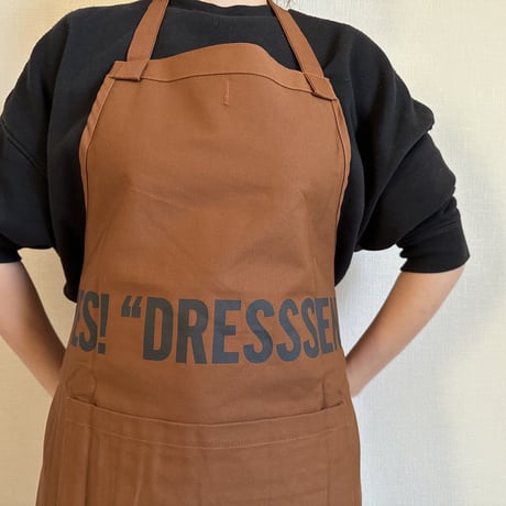 DRESSSEN  DRVBRN10 REVERSIBLE  APRON“THINK DELICIOUS/YES！ DRESSSEN    (リバーシブルエプロン)