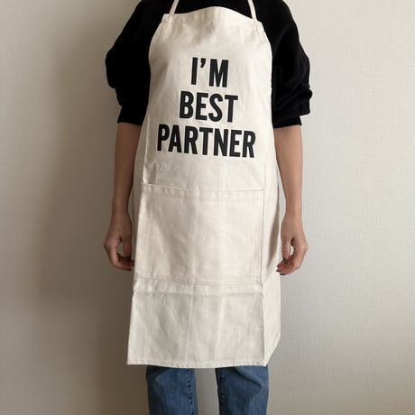 ADULT APRON #3 " I'M BEST PARTNER"