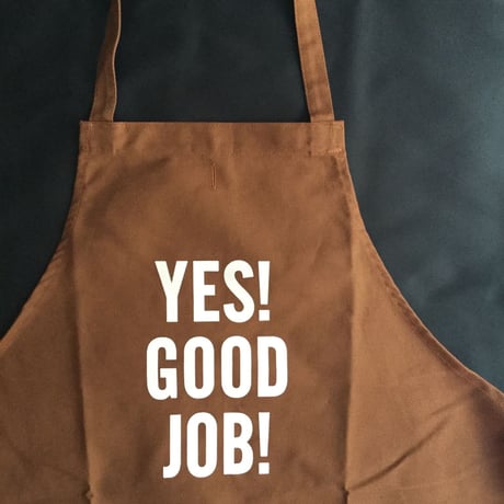 WPABNL2 DAY USE W POCKET     “YES！GOOD JOB！(生成りロゴ)