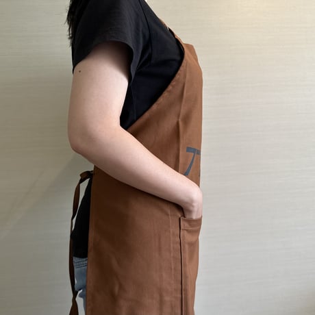 DRESSSEN  DRVBRN16 REVERSIBLE  APRON  “ブラボー/ BRAVO“  (リバーシブルエプロン) BROWN  COLOR