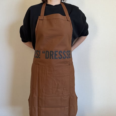 DRESSSEN  DRVBRN10 REVERSIBLE  APRON“THINK DELICIOUS/YES！ DRESSSEN    (リバーシブルエプロン)