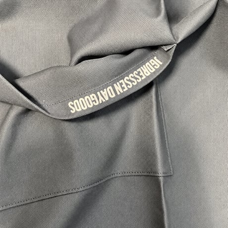 [🌟新発売　]ADULT  APRON ”TODAY IS THE DAY“ APRON (生成りロゴ)GREY COLOR