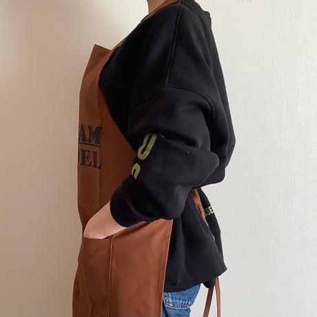WP4   DAY USE W POCKET  APRON    “YES、I AM A MODEL”※正面に二つのポケットがございます。