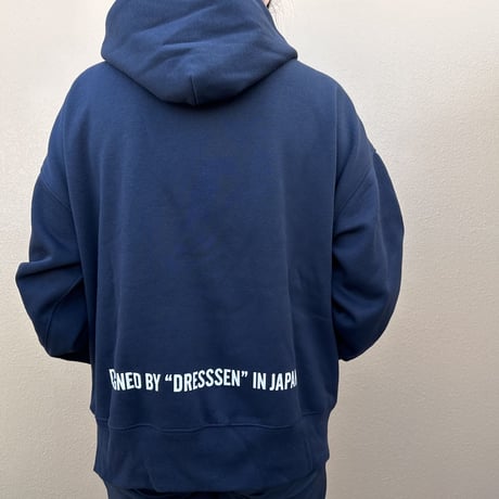 PK6 DRES“SPECIAL”SSEN   HOODED SWEAT  SHIRTS  ”NIGHT SURFER“  (☆NAVY  COLOR) ※生成りロゴ