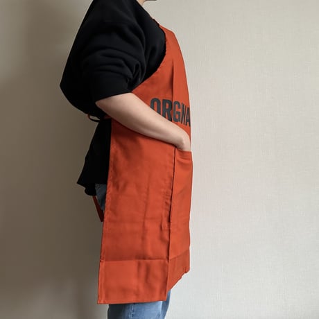 DRESSSEN  DRVNO2 REVERSIBLE  APRON“ORIGINAL STYLE/LOCAL STYLE”(リバーシブルエプロン)  NEW ORANGE