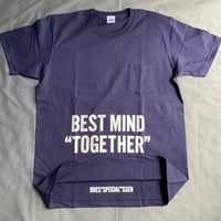 DRESSSEN  DSST99  DRES“SPECIAL”SSEN    “BEST MIND TOGETHER” T-SHIRTS (生成りロゴ) ネイビーカラー
