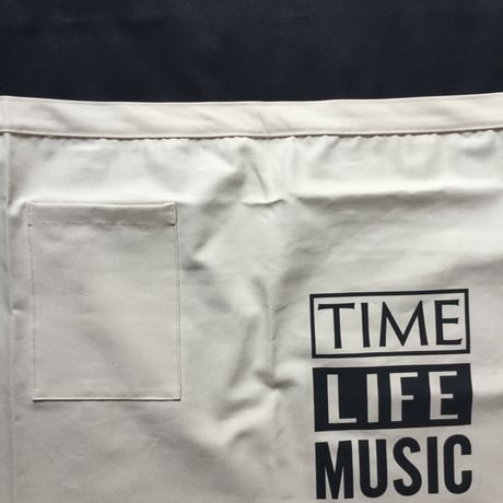 DRESSSEN lower wall long  LWL7  “TIME LIFE MUSIC”   (腰巻きエプロンです)
