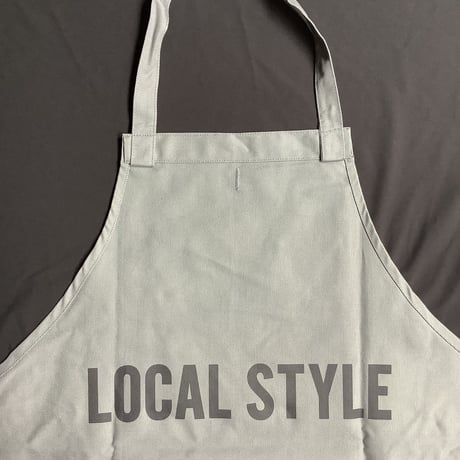 DRVG14  REVERSIBLE  APRON“ORIGINAL STYLE /LOCAL STYLE (リバーシブルエプロン)  GREY COLOR
