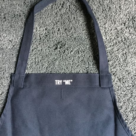WPDN3   DAY USE W POCKET  APRON   “LIFE TIME MUSIC“  DARK NAVY
