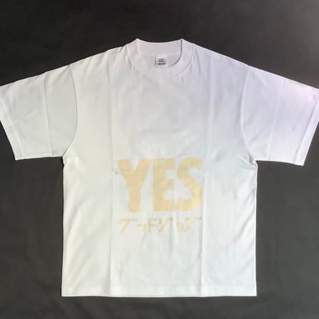 ST1 DRES“SPECIAL”SSEN    YESグッドジョブ  T-SHIRTS (生成り色ロゴ) ⚪️WHITE  COLOR