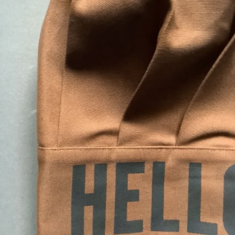 CCB2 CHEF‘S CAP   “HELLO”(ブラウンカラー)