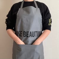 REVERSIBLE  APRON“MAKE BEAUTIFUL/MAKE SMILE(リバーシブルエプロン)