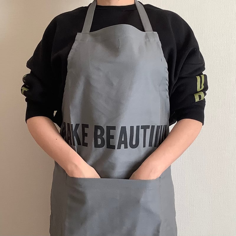 DRESSSEN DRVG11 REVERSIBLE APRON“MAKE BEAUTIF DRESSSEN DRVG11 REVERSIBLE APRON“MAKE BEAUTIF