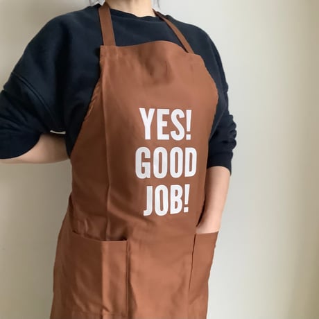 WPABNL2 DAY USE W POCKET     “YES！GOOD JOB！(生成りロゴ)